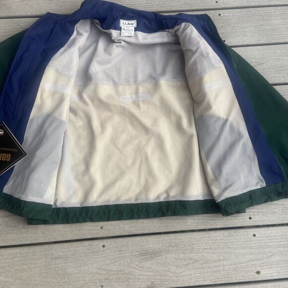 Vintage L.L. Bean Gore-Tex Rain Jacket Men’s Large Forest Green – New With Tags! - Picture 5 of 10